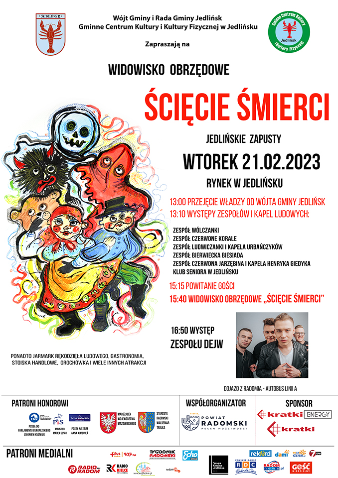 Scięcie Śmierci oraz Bal Kobiet w Jedlińsku