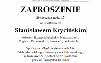 Spotkanie ze Stanisławem Krycińskim