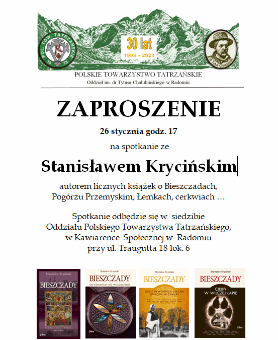 Spotkanie ze Stanisławem Krycińskim