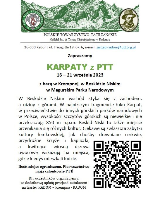 Rajd Pieszy KARPATY z PTT