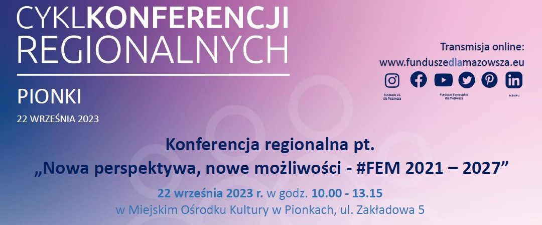 Nowa perspektywa, nowe możliwości – #FEM 2021 – 2027