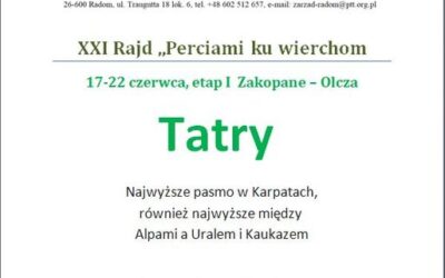 XXI Rajd „Perciami ku wierchom”