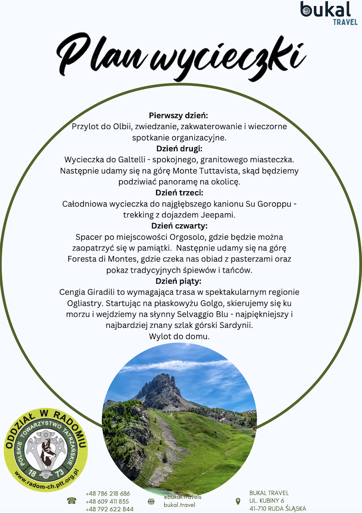 plan wycieczki