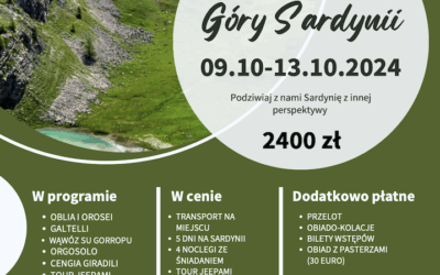 Zapraszamy na trekking na Sardynię