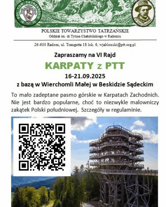 VI Rajd Karpaty z PTT