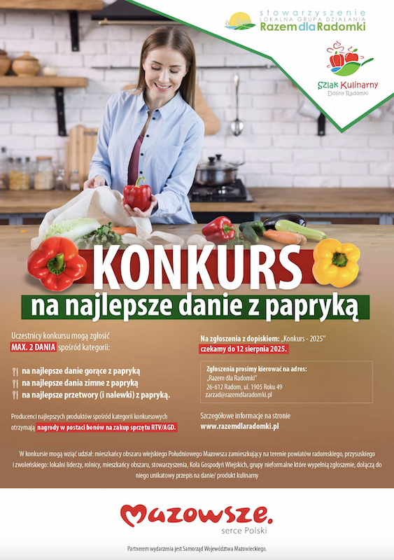 konkurs na najlepsze dania z papryką