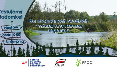 Na nieznanych wodach – ostatani test Radomki – komunikat prasowy