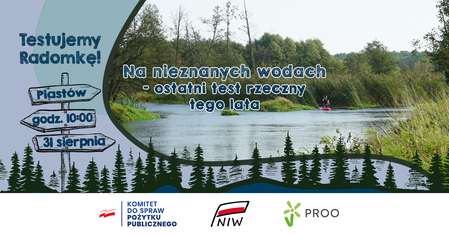 Na nieznanych wodach – ostatani test Radomki – komunikat prasowy