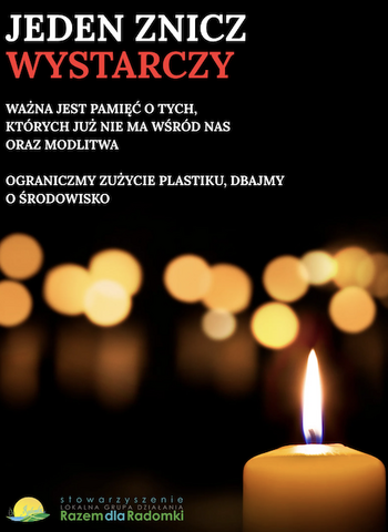 Jeden znicz wystarczy