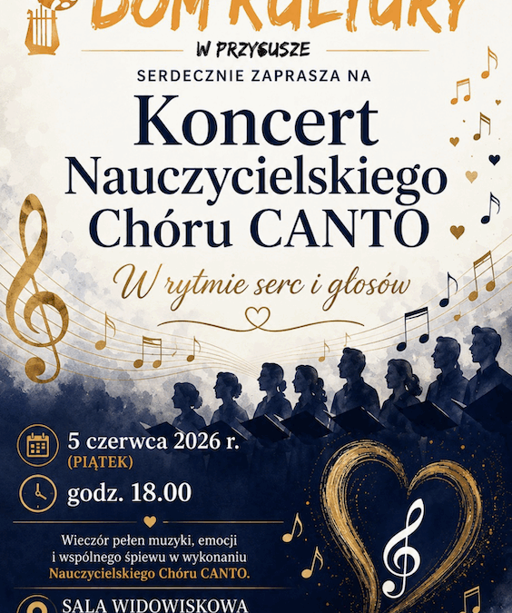 Koncert Nauczycielskiego Chóru Canto w Przysusze