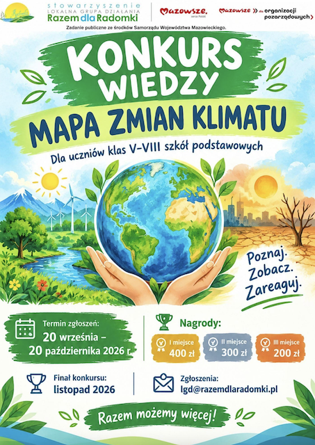 Konkurs wiedzy „Mapa zmian klimatu”