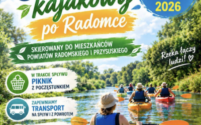Spływ kajakowy po rzece Radomce