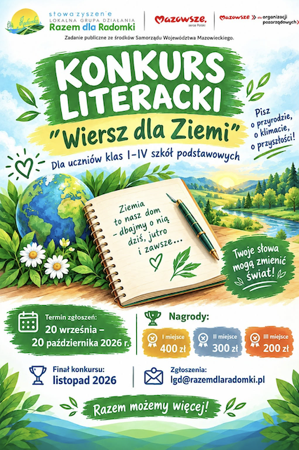 Konkurs literacki „Wiersz dla Ziemi”