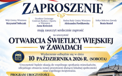 Otwarcie świetlicy wiejskiej w Zawadach
